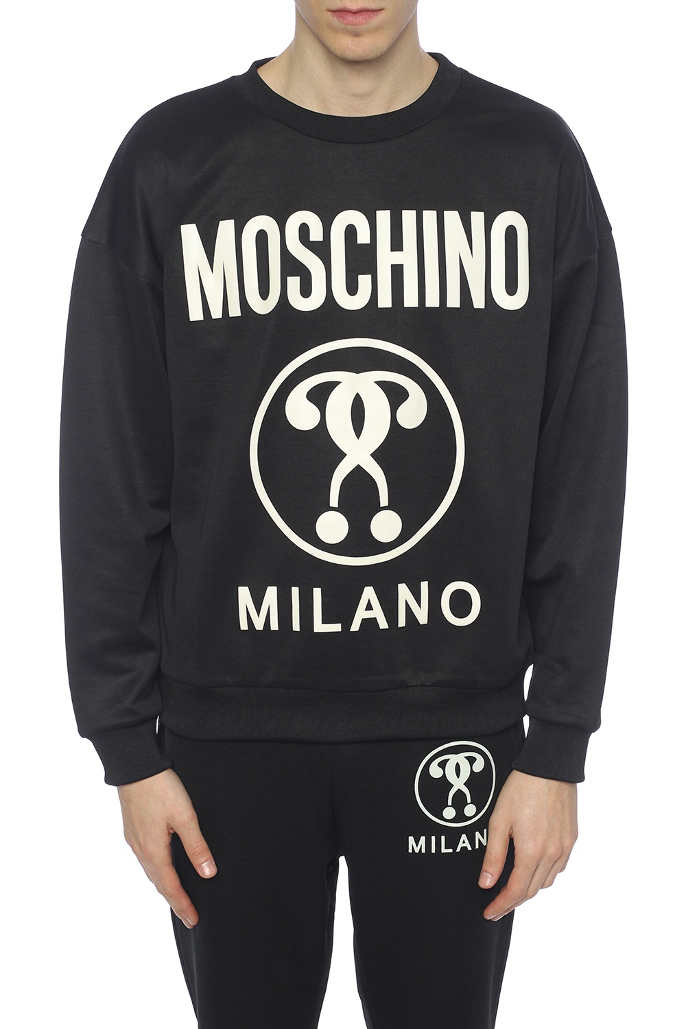 Moschino logo store print sweatshirt